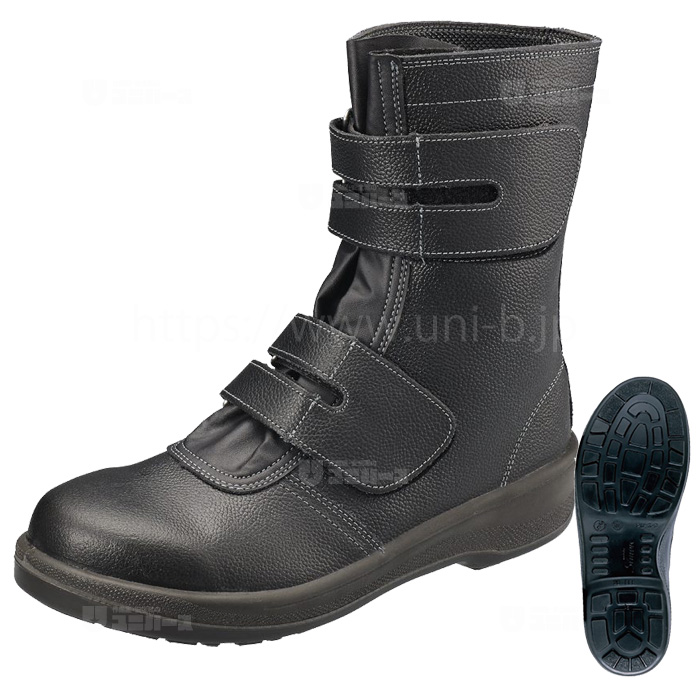 シモン安全靴 7538 黒 長編上靴マジック付 SIM-7538 ｜作業服・安全靴の通販 ユニバース