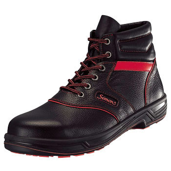 シモン安全靴 SL22-R 黒／赤 編上靴 SIM-SL22R ｜作業服・安全靴の通販 