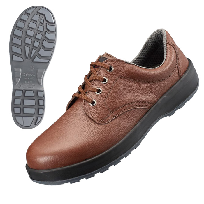 シモン安全靴 SS11 茶 短靴 SIM-SS11BR ｜作業服・安全靴の通販 ユニバース